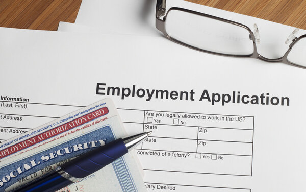 Заявление о трудоустройстве
