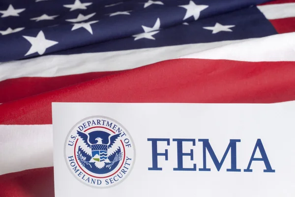 FEMA nas Homeland Security formularza — Zdjęcie stockowe