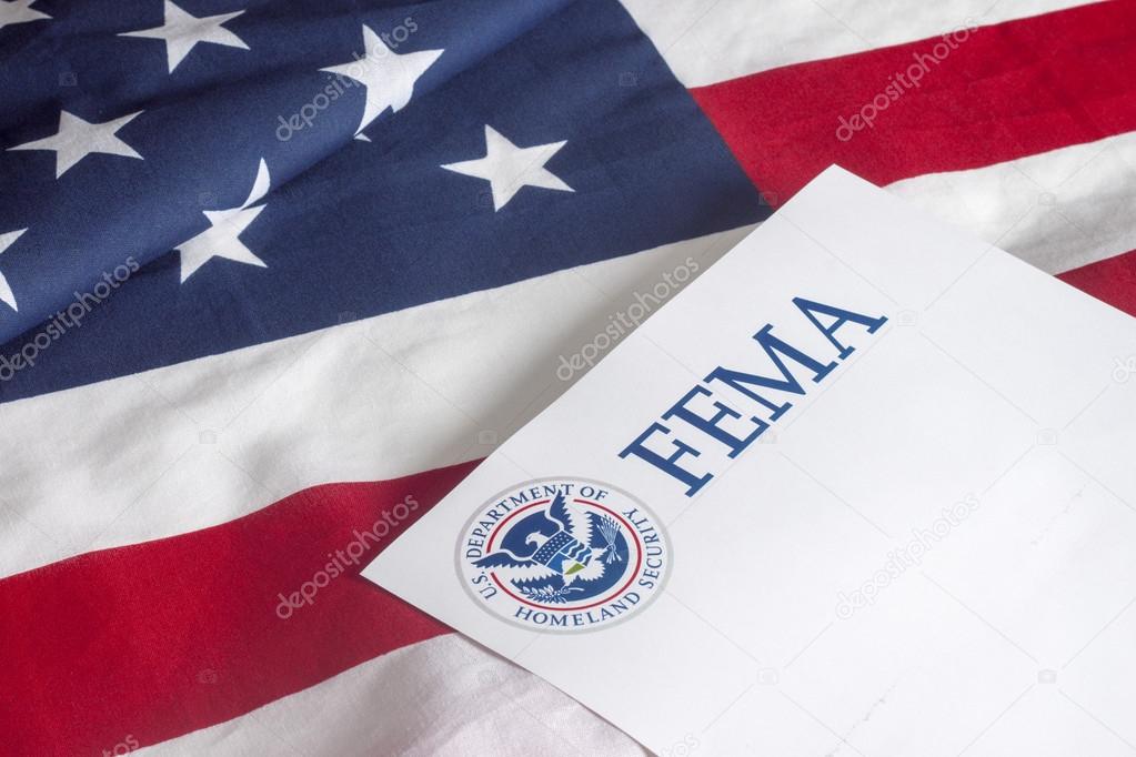 FEMA US Homeland Security and Flag