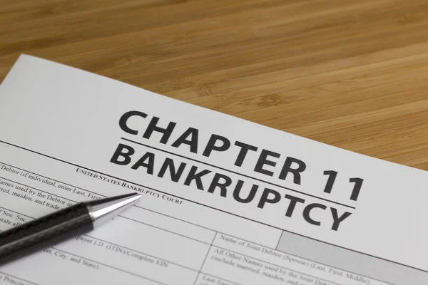 Bankruptcy Chapter 11 — Stock Photo, Image