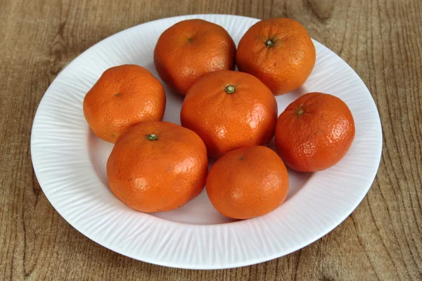 만다린 오렌지의 격판덮개 — 스톡 사진