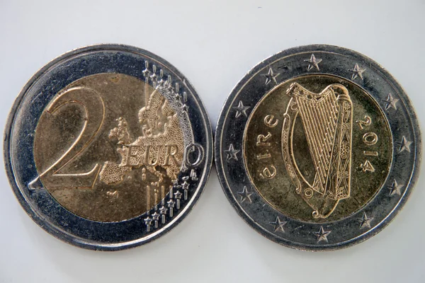 Monnaie irlandaise de 2 Euro — Photo