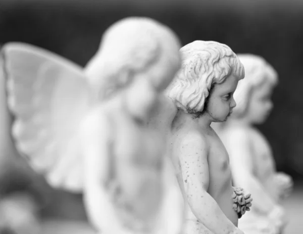 Sochy anděla hřbitov — Stock fotografie