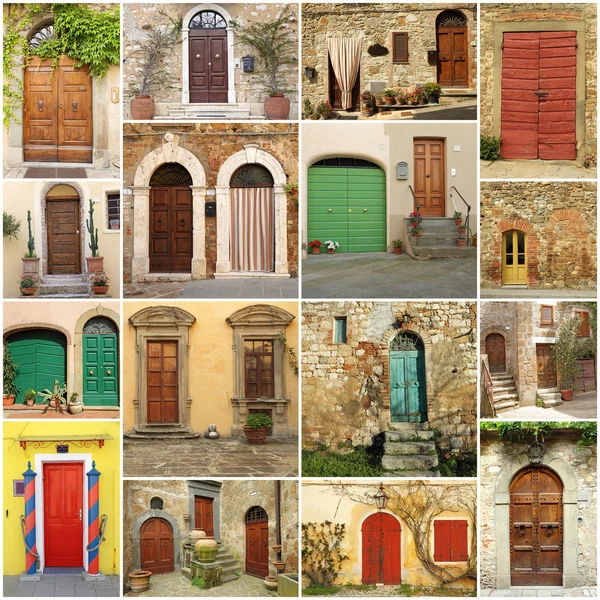 Portas italianas — Fotografia de Stock