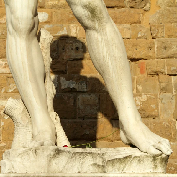 Scultura david di michelangelo — Foto Stock