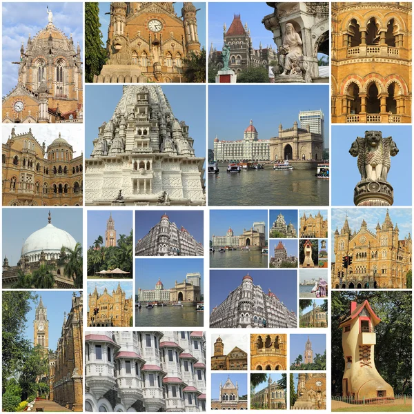 Landmarks of Mumbai city — Stock Photo, Image