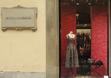 Dolce gabbana butik Floransa'da &