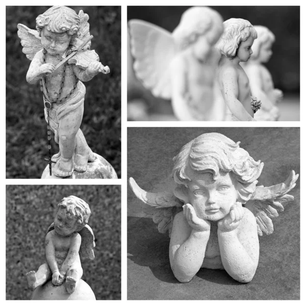 Angelic collage Stock Image