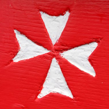 Civil ensign of Malta clipart