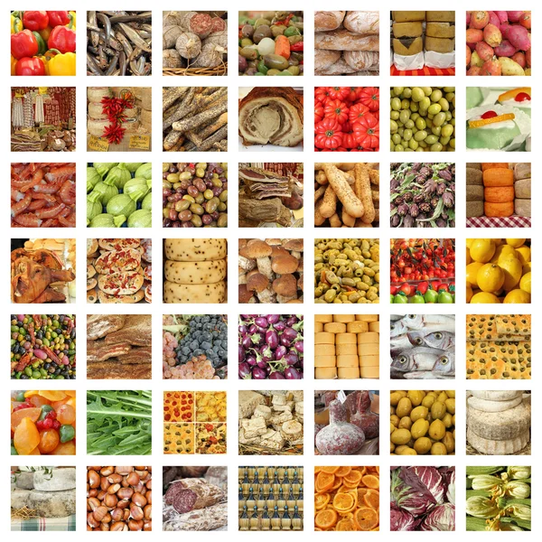 Quality italian food collection — Stock Photo, Image