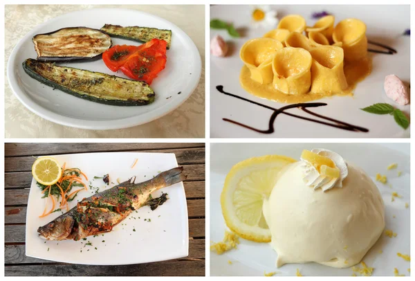 Italienisches Abendessen — Stockfoto