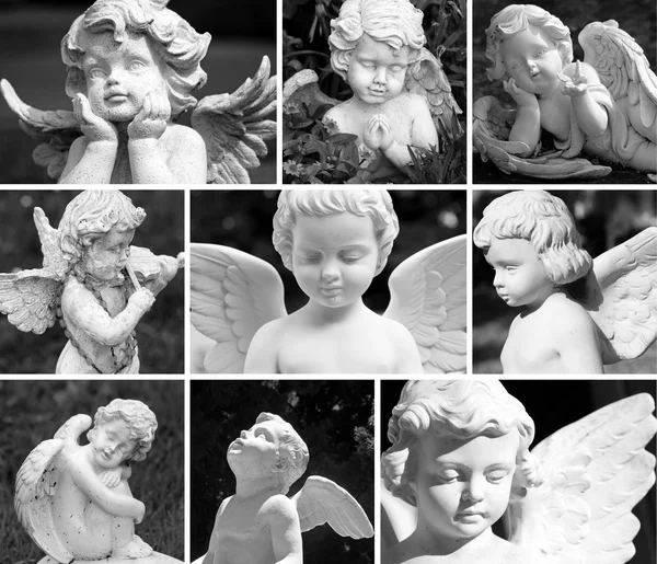 Vintage angelic guardians — Stock Photo, Image