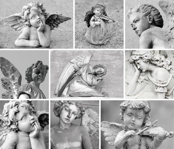 Guardian angels sculptures Royalty Free Stock Photos