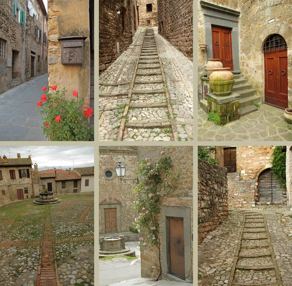 Old quiet cobbled streets — Stock Photo, Image