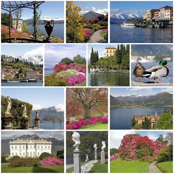 stock image Fantastic landscape of lake Como