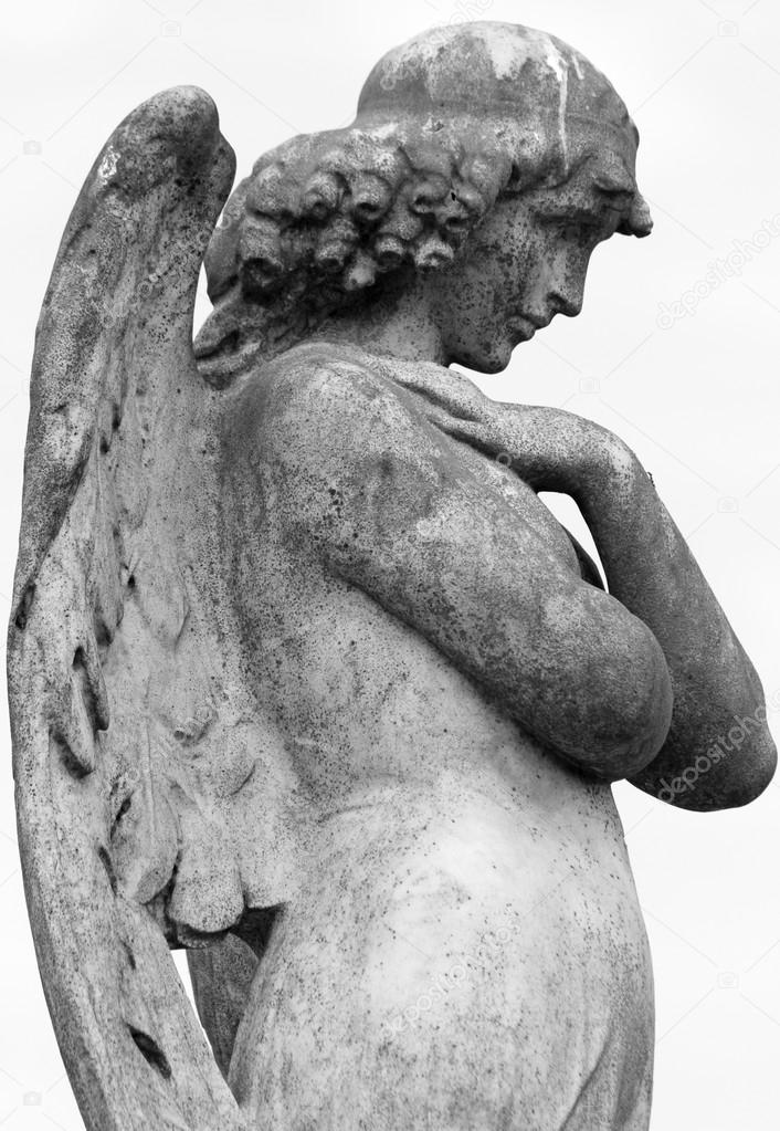 antique angelic statue