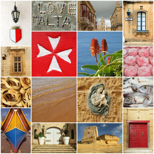 Grupy zdjęć z Malty — Zdjęcie stockowe