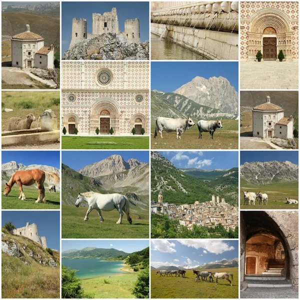 Região de Abruzzo na Itália — Fotografia de Stock