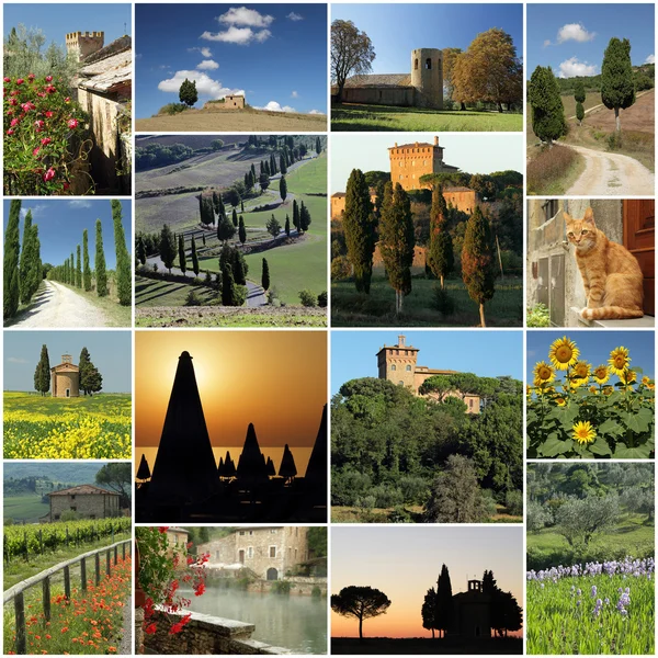 Imagens da maravilhosa Toscana — Fotografia de Stock