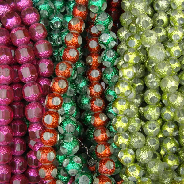Contas de vidro coloridas — Fotografia de Stock