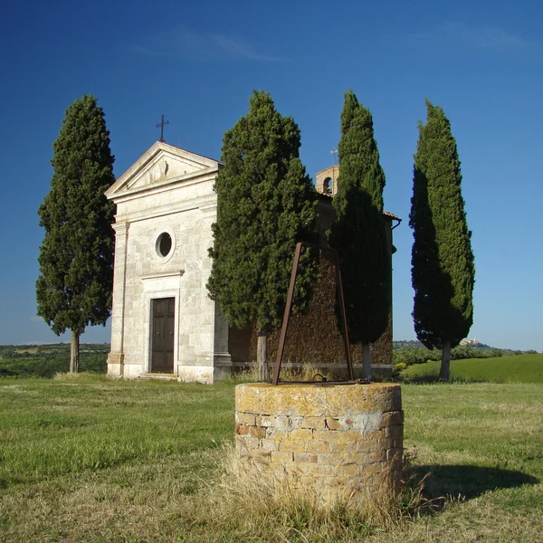 Kapel van Madonna di Vitaleta — Stockfoto