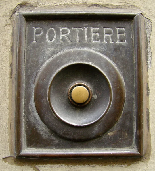 Sonnette antique en Italie — Photo