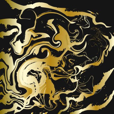 Altın tasviri. Kalıplardan altın arkaplan. Soyutlamayı çember içine al. Beyaz arkaplan karelerinde