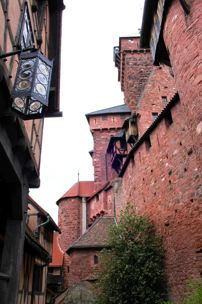 Castello medievale in Alsazia — Foto Stock