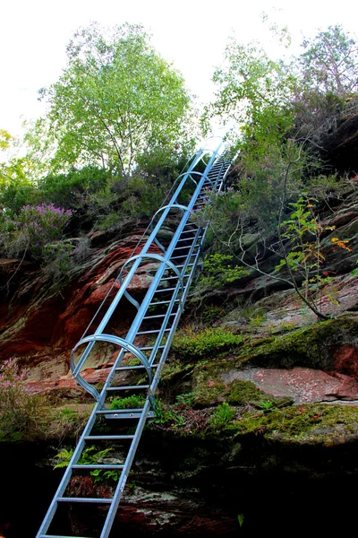 Escalera en el acantilado — Foto de Stock