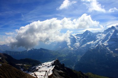 Bernese Oberland 'deki Dağlar