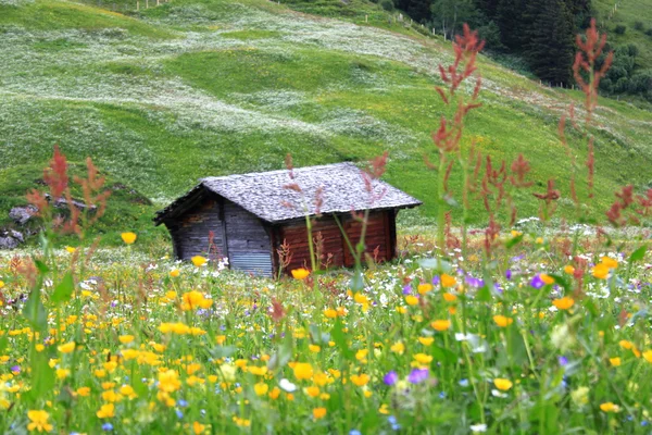 Ferienhaus in den Bergen — Stockfoto