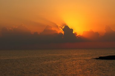Sunrise Kıbrıs üzerinde