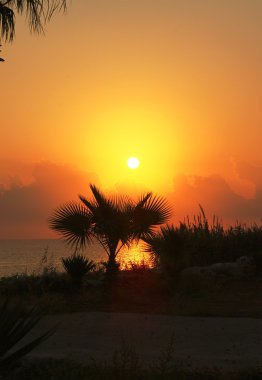 Sunrise Kıbrıs üzerinde