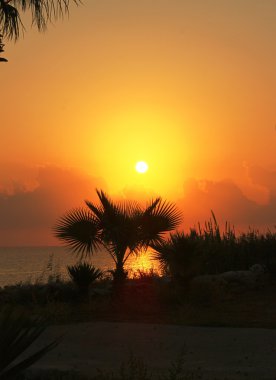 Sunrise Kıbrıs üzerinde