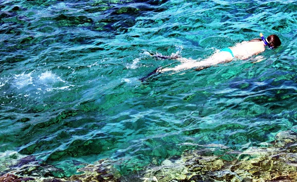 Lo snorkeling — Foto Stock