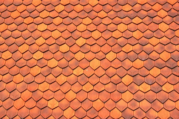Roof of orange bricks — Stock Photo, Image