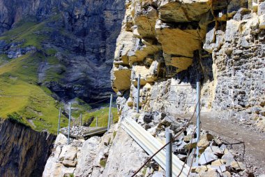 İsviçre 'nin yüksek dağlarında