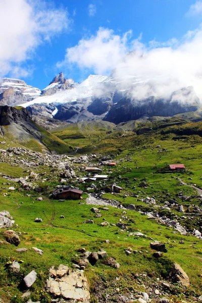 Schweiziska Alp i höga berg — Stockfoto