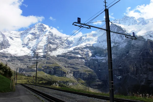 Auf der wengernalp in der Schweiz — Stockfoto