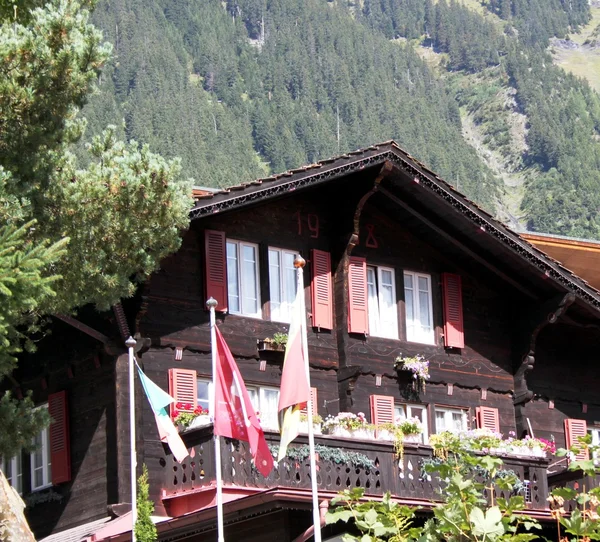 Agritourisme alpin en Suisse — Photo
