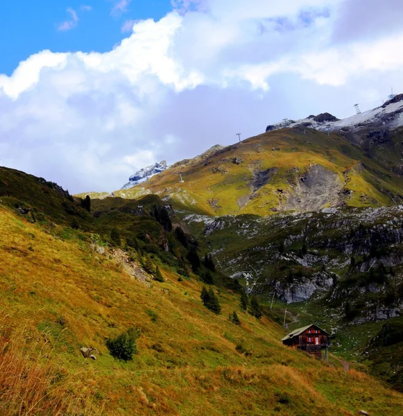 In the high mountains of Switzerland — Stock Photo, Image