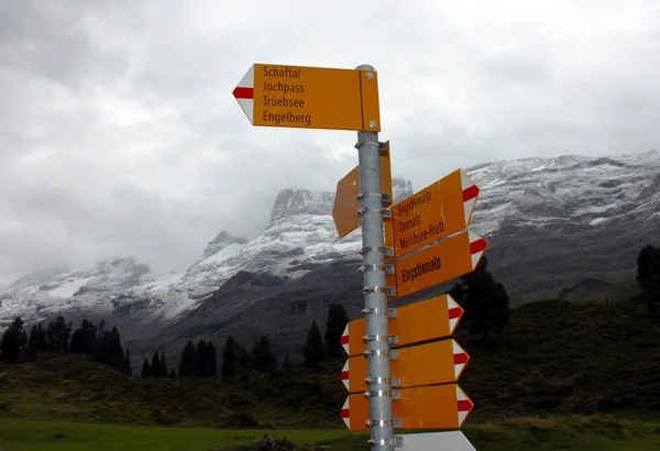 Turistické průvodce ve Švýcarsku Stock Obrázky