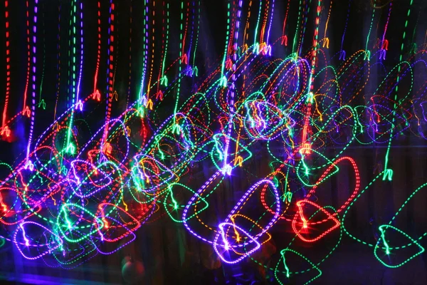 Coloridos adornos de luz — Foto de Stock