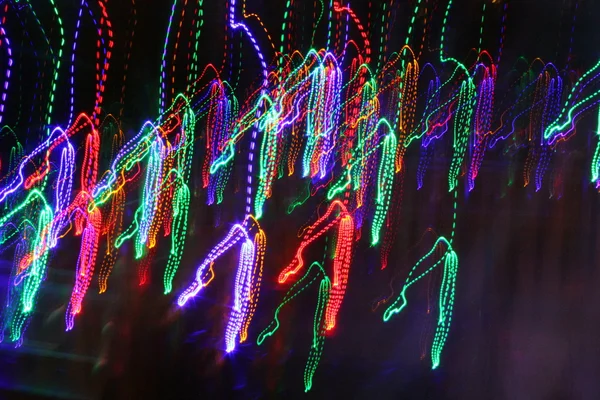 Kleurrijke lichte ornamenten — Stockfoto