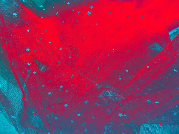 Schöne Abstrakte Hintergrund Raster Von Roten Und Türkisfarbenen Farbe Mit — Stockfoto