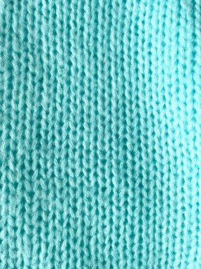 Turkuaz örgü arka plan. at kuyruğu dokusu