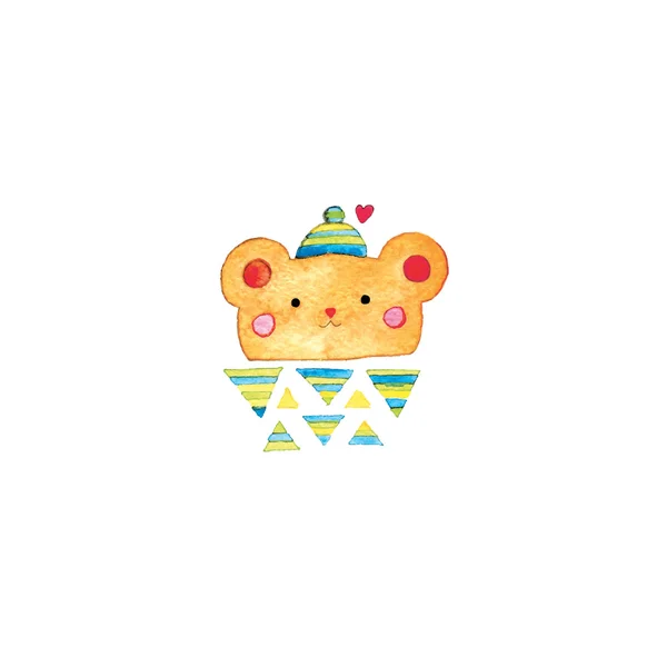 Cute bear — Stock Vector
