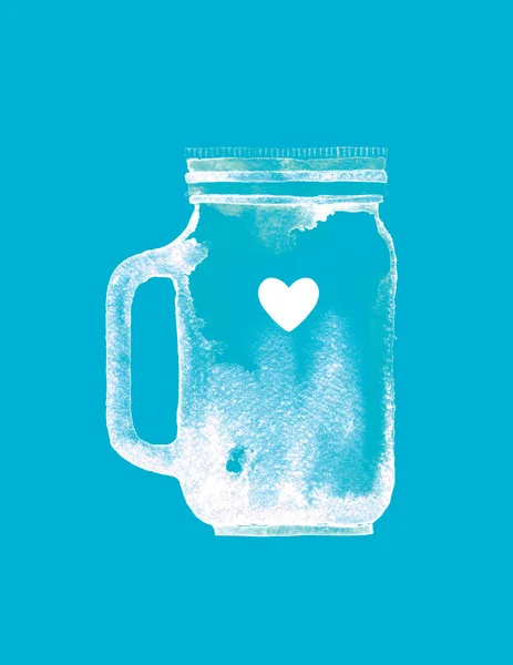 水彩の瓶 — ストック写真