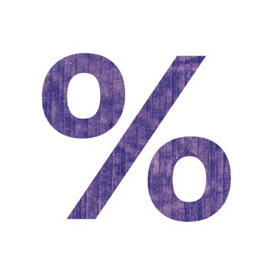 soyutlama yüzde işareti