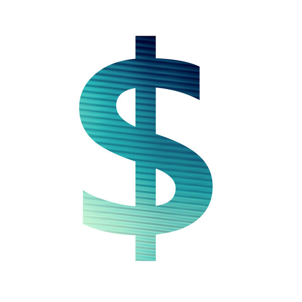 знак абстракции доллара
